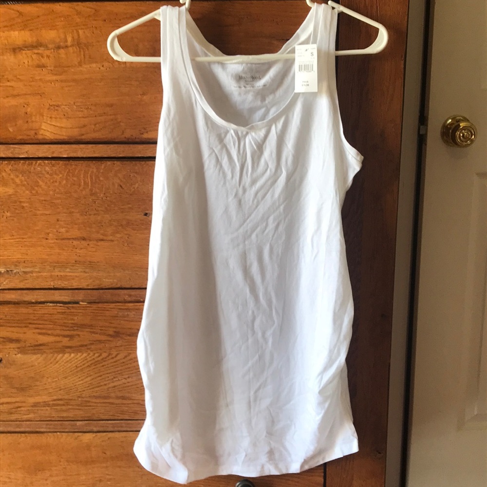 NWT Motherhood Maternity white tank